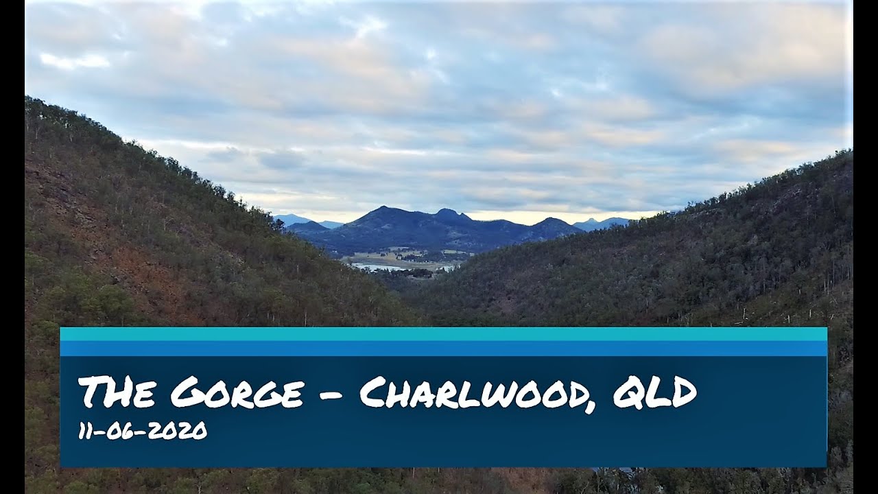 The Gorge - Reynolds Creek, Charlwood, QLD Lake Moogerah - SEQLD Scenic Rim - drone video footage