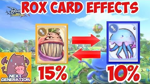 WHAT YOU NEED TO KNOW ABOUT THESE CARDS! - Ragnarok X: Next Generation Card Guide Pt1