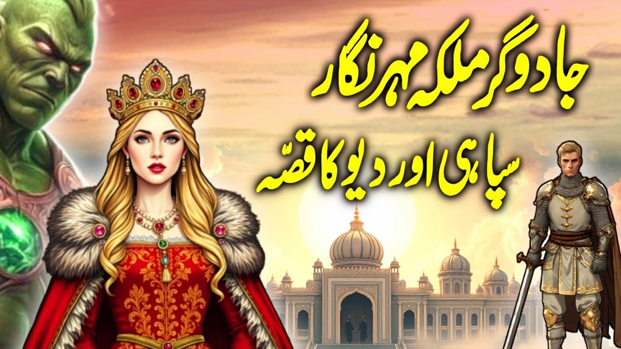 Jadugar Malka Muharnigar Sipahi Aur Dev Ka Ajeeb Qissa | Urdu Moral Story