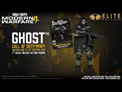 NEW: Call of Duty Modern Warfare 4™ Ghost™ Elite Edition 7" Deluxe Figure | Action Figure Showcase