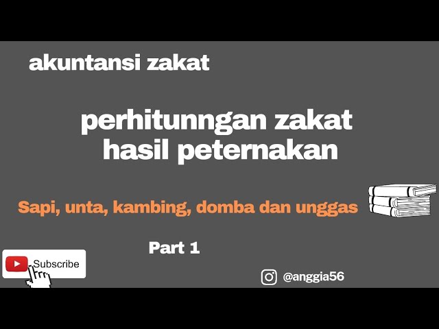 Zakat yang dikeluarkan dari binatang ternak seperti kambing sapi kerbau dan unta disebut zakat