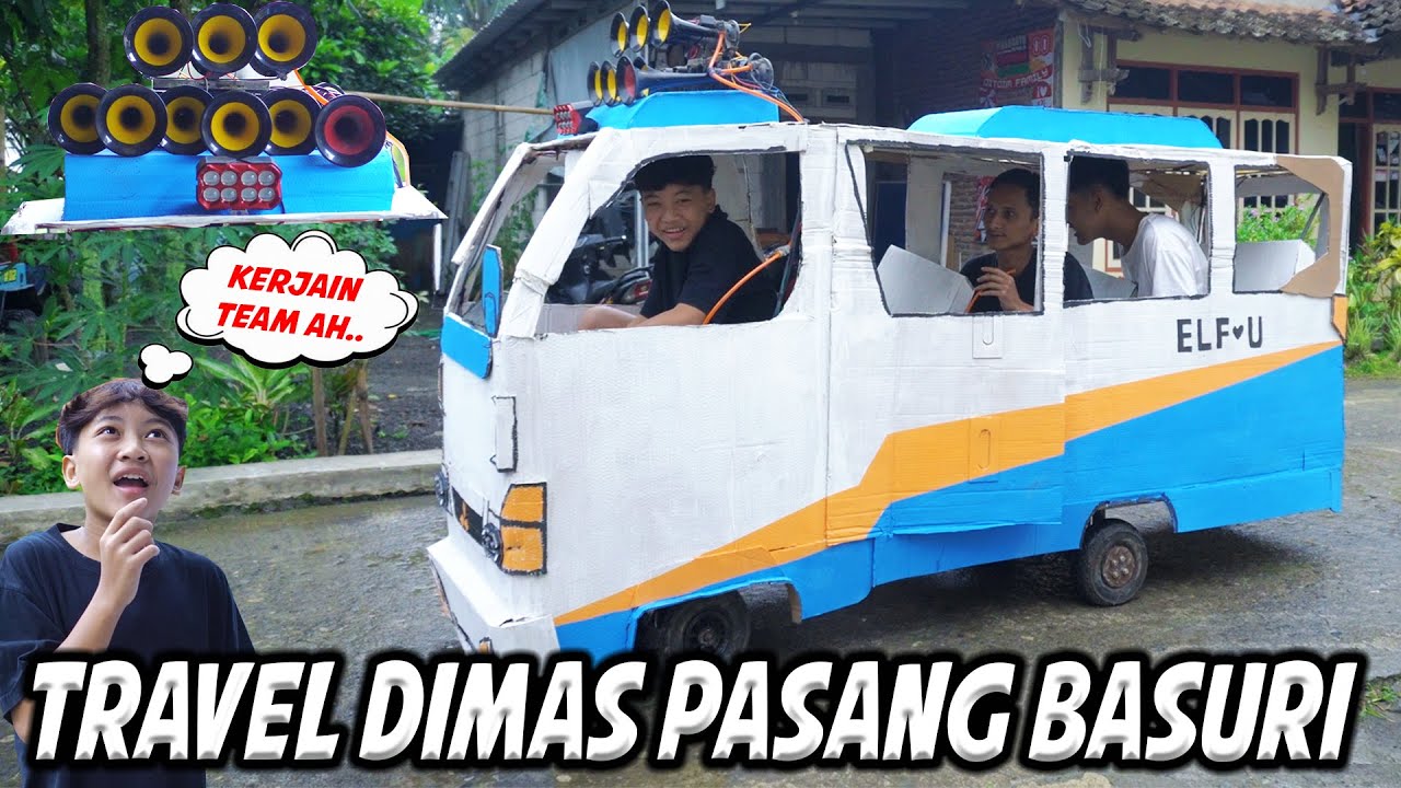 PASANG TELOLET DI CANTER TRAVEL KARDUS DIMAS!! GA ADA KOMPRESOR? DIMAS NGERJAIN DITDIM TEAM🤣