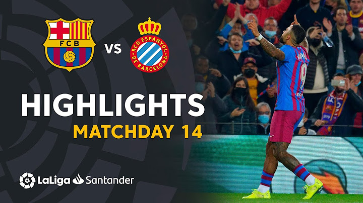 Highlights FC Barcelona vs RCD Espanyol (1-0)