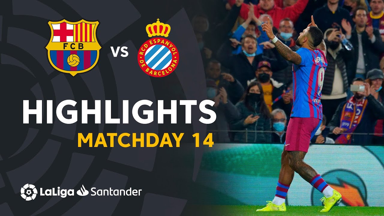 Enseñando interferencia bomba Highlights FC Barcelona vs RCD Espanyol (1-0) - YouTube
