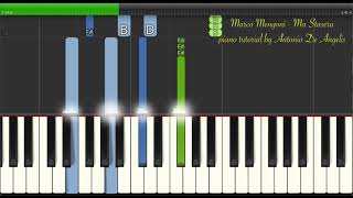 Video thumbnail of "Marco Mengoni - Ma stasera - piano tutorial by Antonio De Angelis"