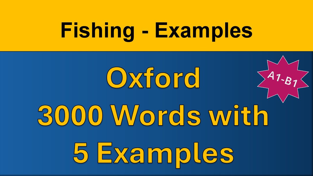 Commentary Fishing Example Fishing - Examples - YouTube