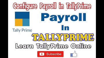 Payroll Configure  In Tally Prime Sailesh