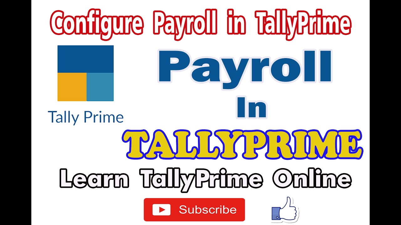 Payroll Configure In Tally Prime Sailesh YouTube Payroll Configure In Tally Prime Sailesh YouTube
