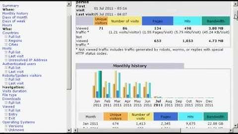 How to Check Your Stats Using Awstats