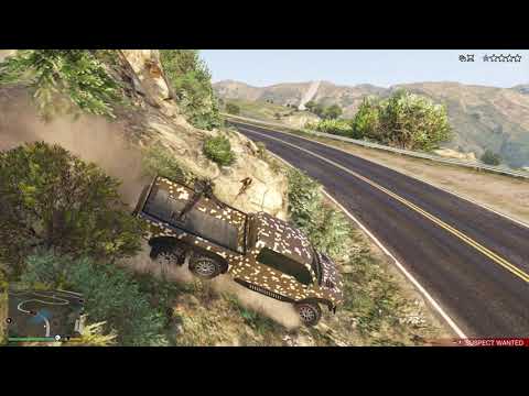 GTA 5 - Fight With Merryweather On Mount Haan + Six Star Escape (RDE 3.1.1)
