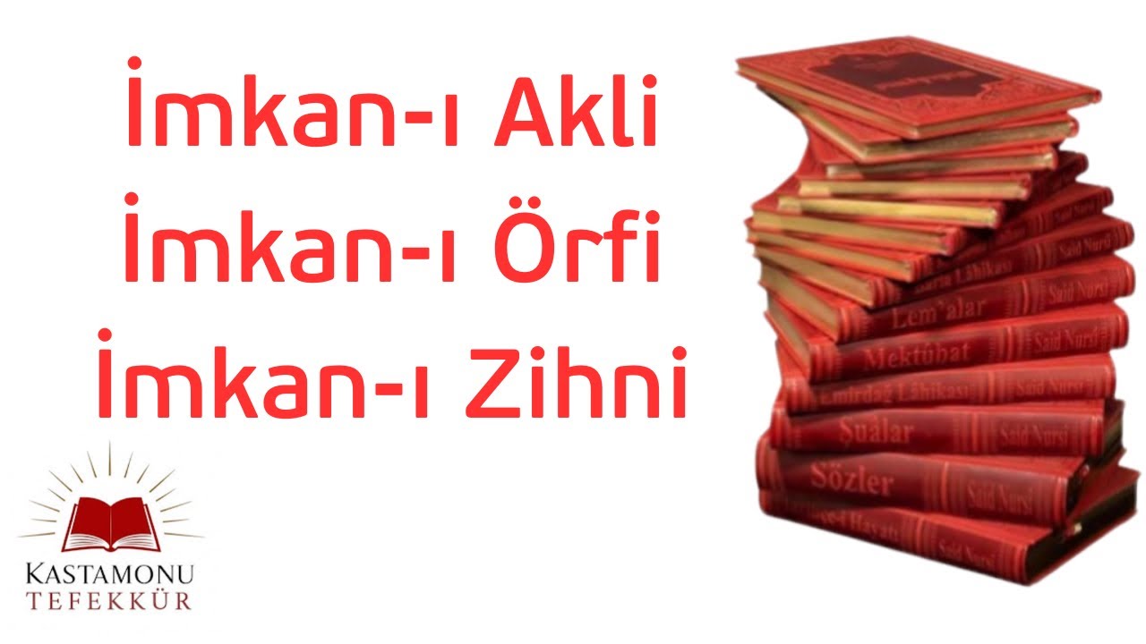 İmkan-ı Akli, İmkan-ı Örfi, İmkan-ı Zihni