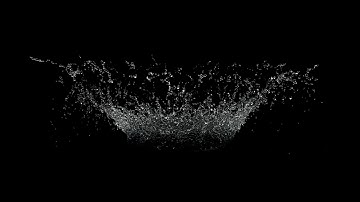 Drops in water Alpha 4K