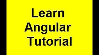 Learn Angular | Angular Step by Step Tutorial | AngularJS Training Video