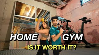 I BUILT HOME GYM IN MY BASEMENT |Living in Canada | Was It Worth It?