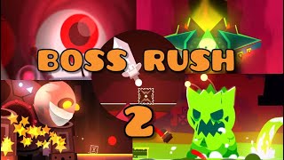 ALL BOSES | "BOSS RUSH 2" 100% (Medium Demon) by: GDTicLos [ALL COINS] | Geometry Dash 2.2 screenshot 5