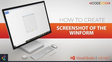 VB.NET - Screenshot of the WinForm