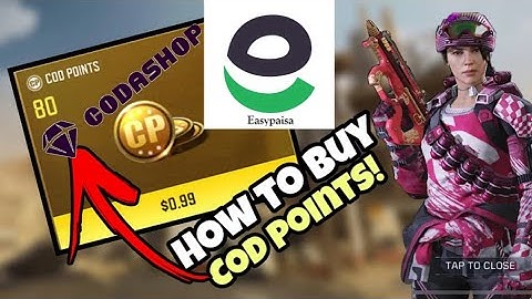 Buy CodM Cp in Codashop Using Esaypaisa 2022 ||Pakistan||Free4U Technical