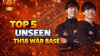 0 TRIPLES 😈 TOP 5 TH18 WAR BASES | Tested vs Champion 1 Clan 💀 (Links Included) | Clash of Clans (5)