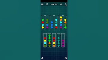 Ball sort puzzle level 206