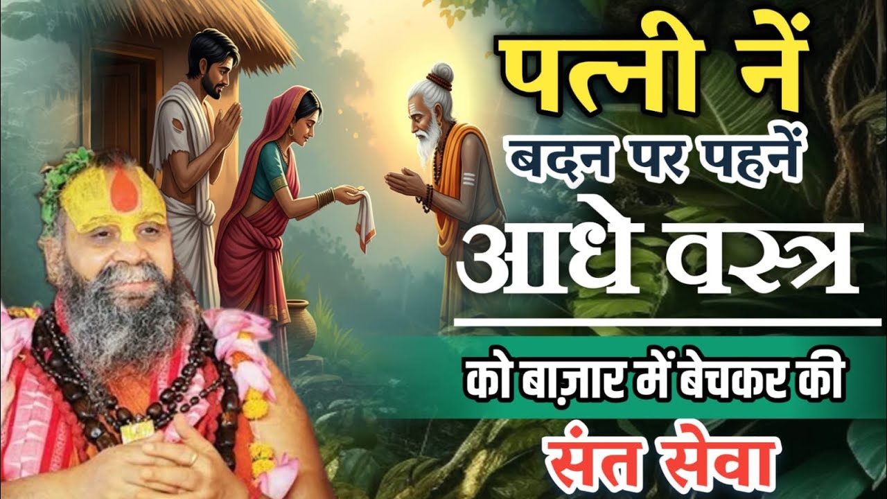 पत्नी ने आधे वस्त्र बेचकर की साधु सेवा,जानिए इस भक्त की सच्ची कथा | rajendra das ji maharaj