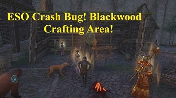 ESO Crash Bug Console NA Server Blackwood #shorts