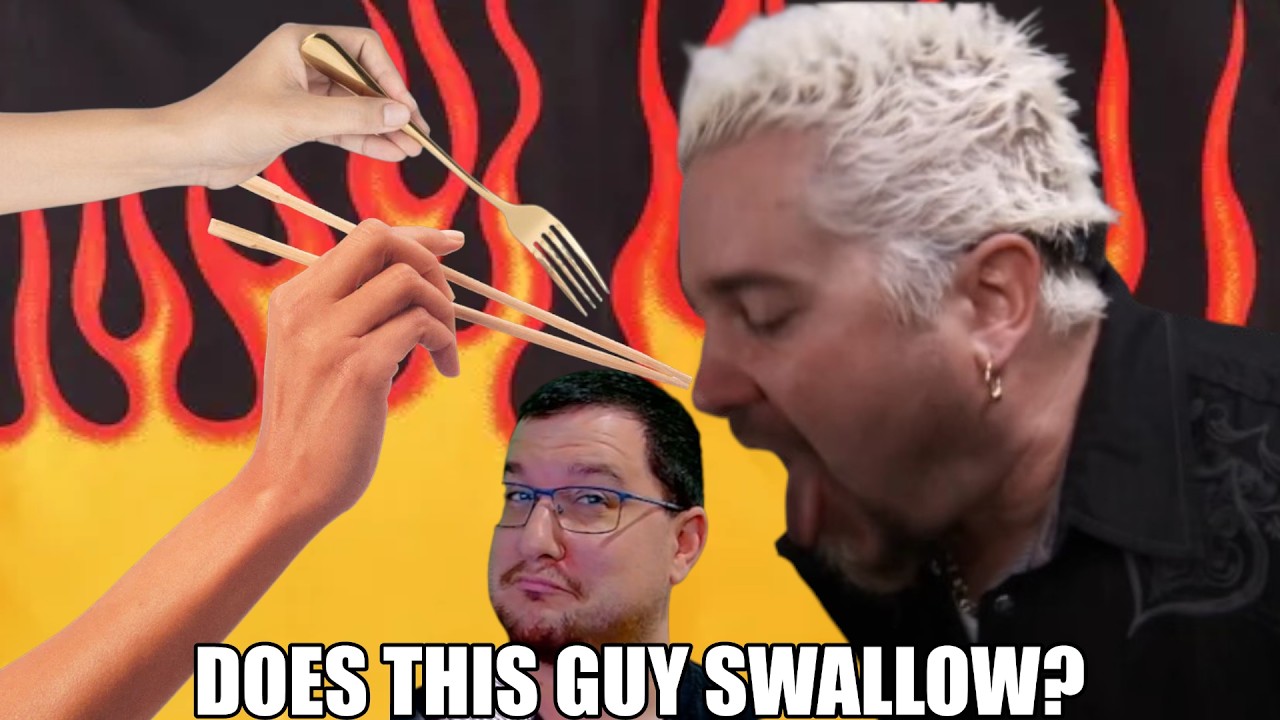 Guy Fieri Never Swallows? The Investigation