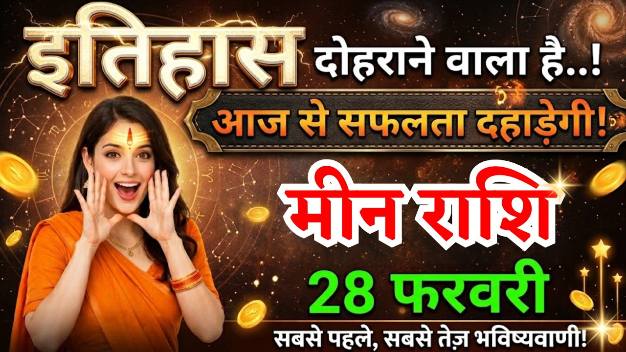 28 फरवरी, मीन राशि वालों इतिहास दोहराने वाला है आज से सफलता दहाड़ेगी, Meen Rashi