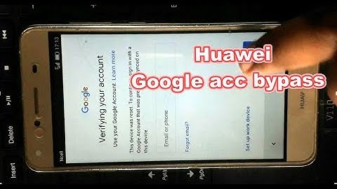 Huawei Cun u29 or Huawei Y5II Googhle account or frp bypass 100% 2019