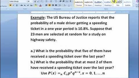 Binomial Probabilities on the Casio fx-300ES Scientific Calculator