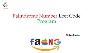 Palindrome Number Program in Java | Leetcode