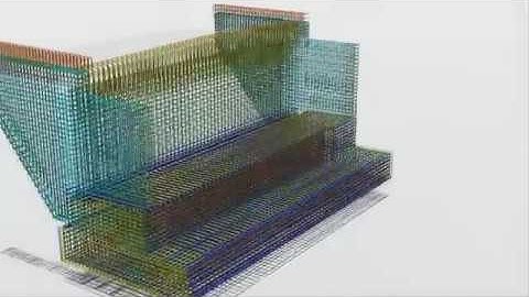 BIM   Bridge Pier & Abutment reinforcement detailing Full HD