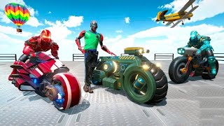 Robot Stunt Master Bike Racing Game #Android GamePlay #Moto Bike Games 3D #MotorCycle Race Game screenshot 1
