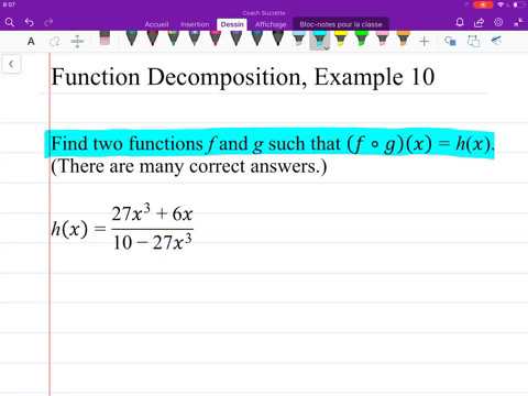 How to Decompose Functions: Example 10 | Math Energy TV - YouTube