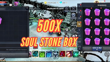 Luck or RIP? Opening 500 Soul Stone Box Cabal Infinite Combo SEA