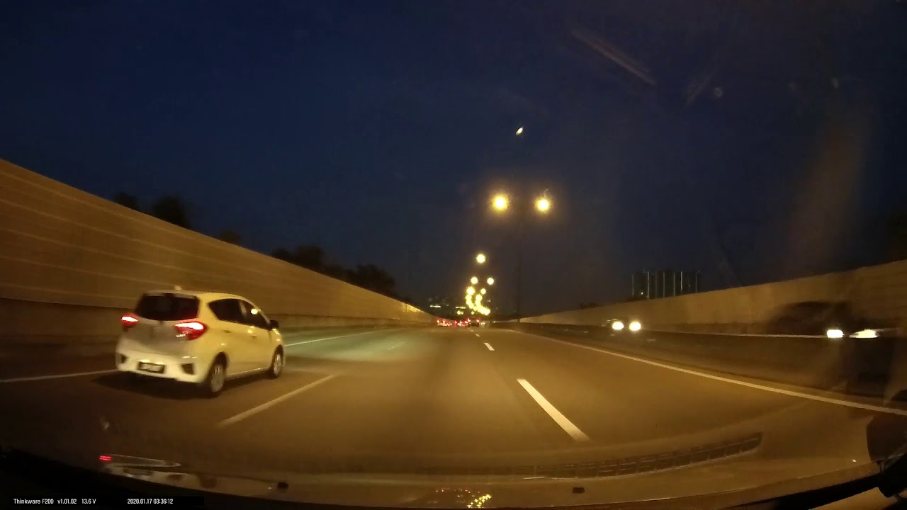 Johor EDL Highway Night Road View YouTube