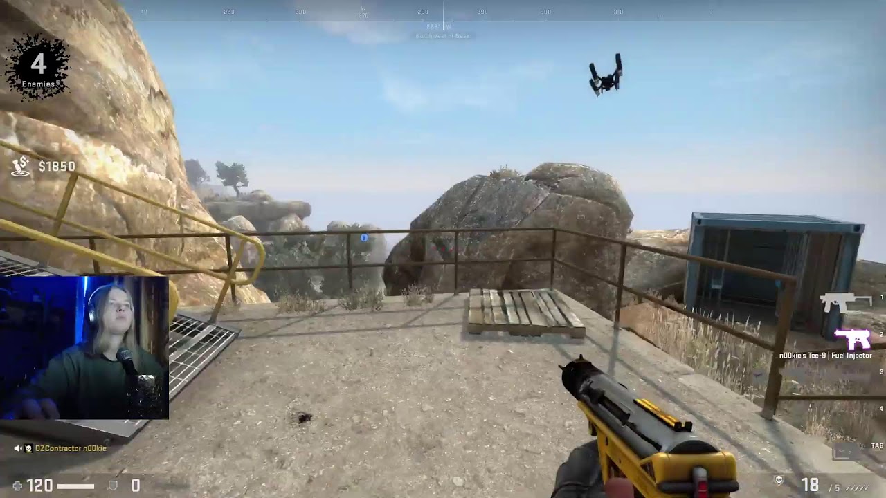 Запретная зона | Danger zone with a girl CS GO teamplay