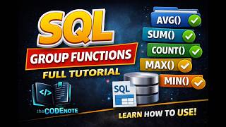 SQL Aggregate Functions Made Easy 🔥 | Full Explanation with Examples