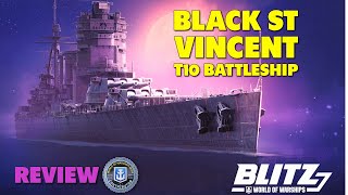 Tier 10 Black St. Vincent | World of Warships Blitz 
