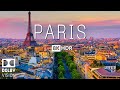 Paris 8kr with soft piano music  60 fps  8k nature film