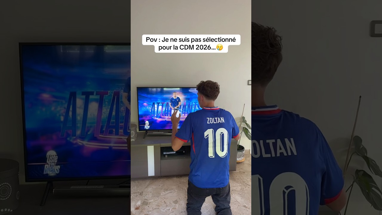 Je ne suis pas sélectionné pour la coupe du monde 2026 #fyp #foot #football #scenario #humour