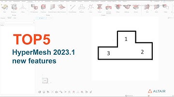 TOP5 HyperMesh 2023.1 New features