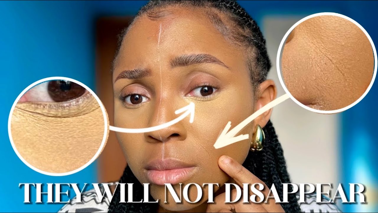 GET RID OF CREASING AND SMILE LINES INSTANTLY WITH MAKEUP