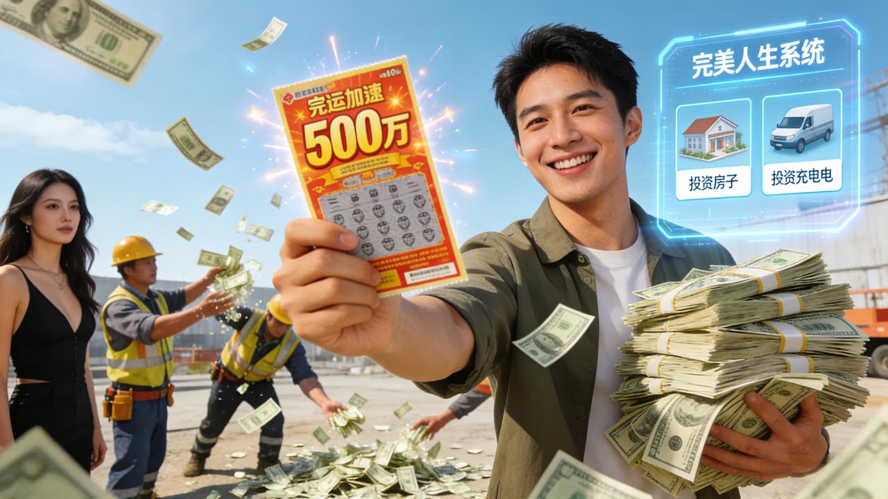 小夥重生到2011年覺醒完美人生系統，把握一切時代機遇，先中個五百萬彩券再狠狠投資，直接賺翻！