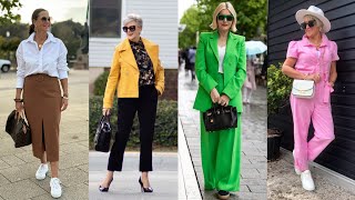 Stylish & Chic: Outfit Ideas for Fabulous Mature Women!👗👠💼
