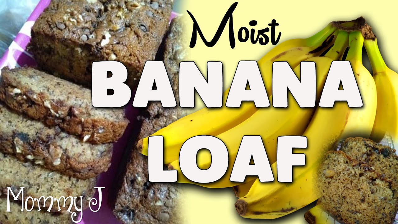 How to bake a Moist Banana Loaf YouTube