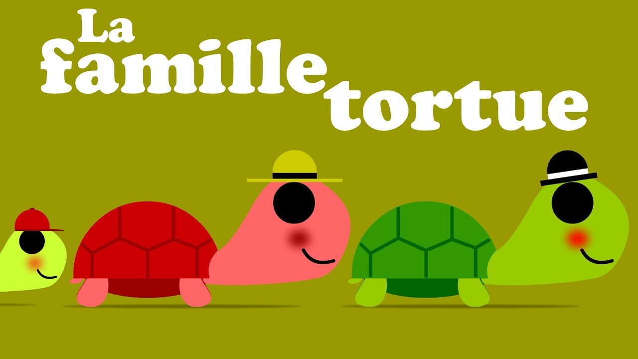 LA FAMILLE TORTUE comptines pour bébé & enfant de maternelle Chords