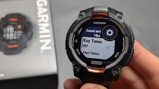 Garmin Instinct 3 Key Tones - Enable or Disable, Keys Beep when you Press them