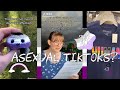 Asexual tiktoks because education ain't doing it | cloudykimchi