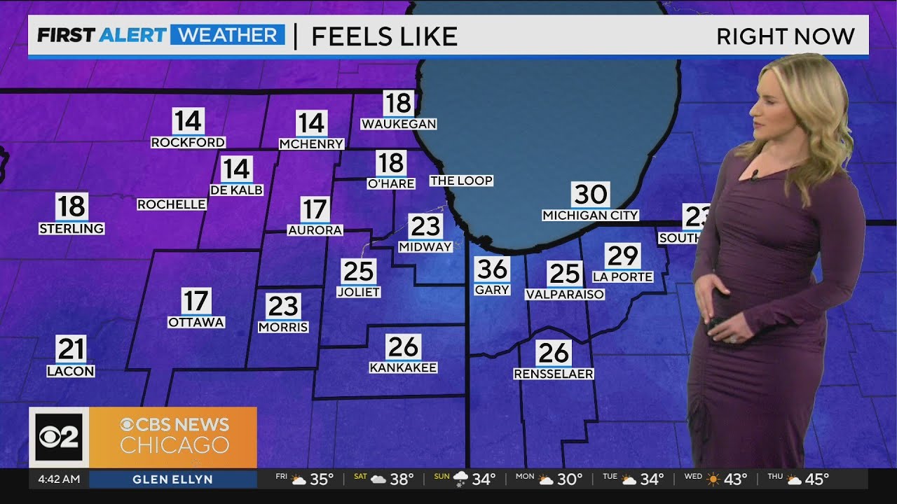 Chicago First Alert Weather: Temperature drop - YouTube