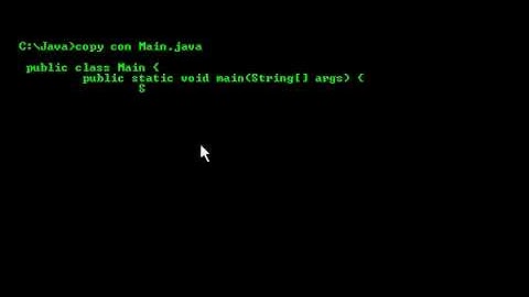 Writing Java application using just only console in windows